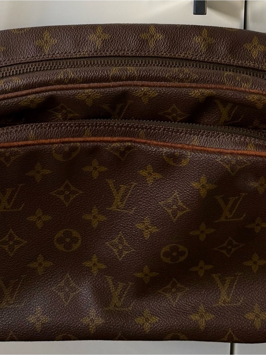 Louis Vuitton Monogram Canvas Bag in Brown and Gold, crossbody